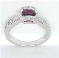 Anello Guerretta Gioielli Donna in Oro Rubino 0.58 Ct 5038-14 - 5038-14